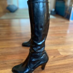 Tall, Sassy Black Boots - Size 9
